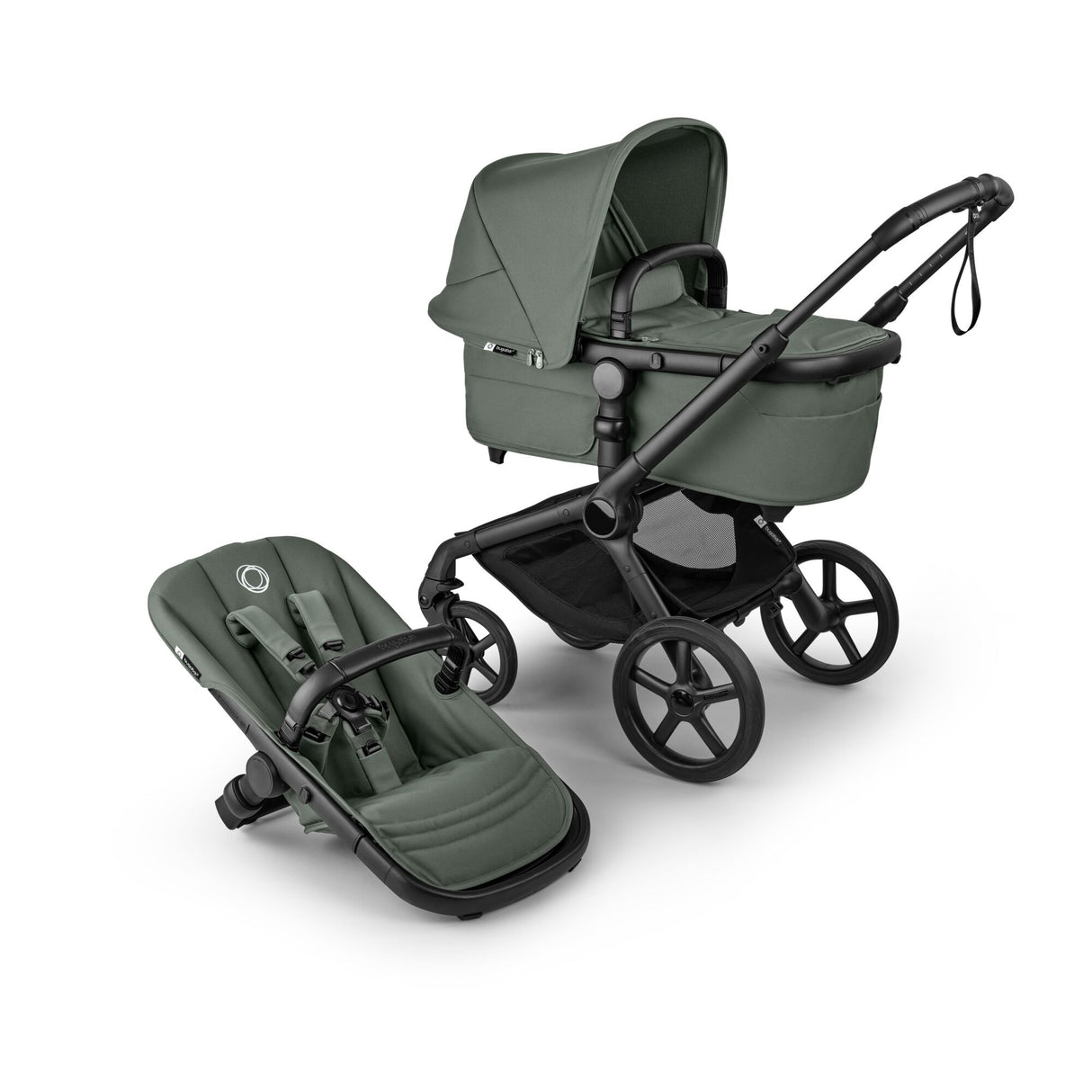 Bugaboo Fox 5 Renew Complete Pram & Pushchair - Forest Green