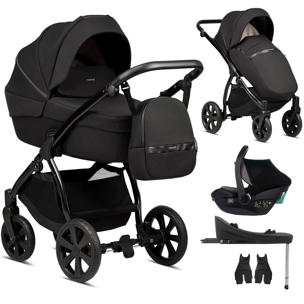 Noordi Luno All Trails 3in1 with Travel Carrier Car Seat