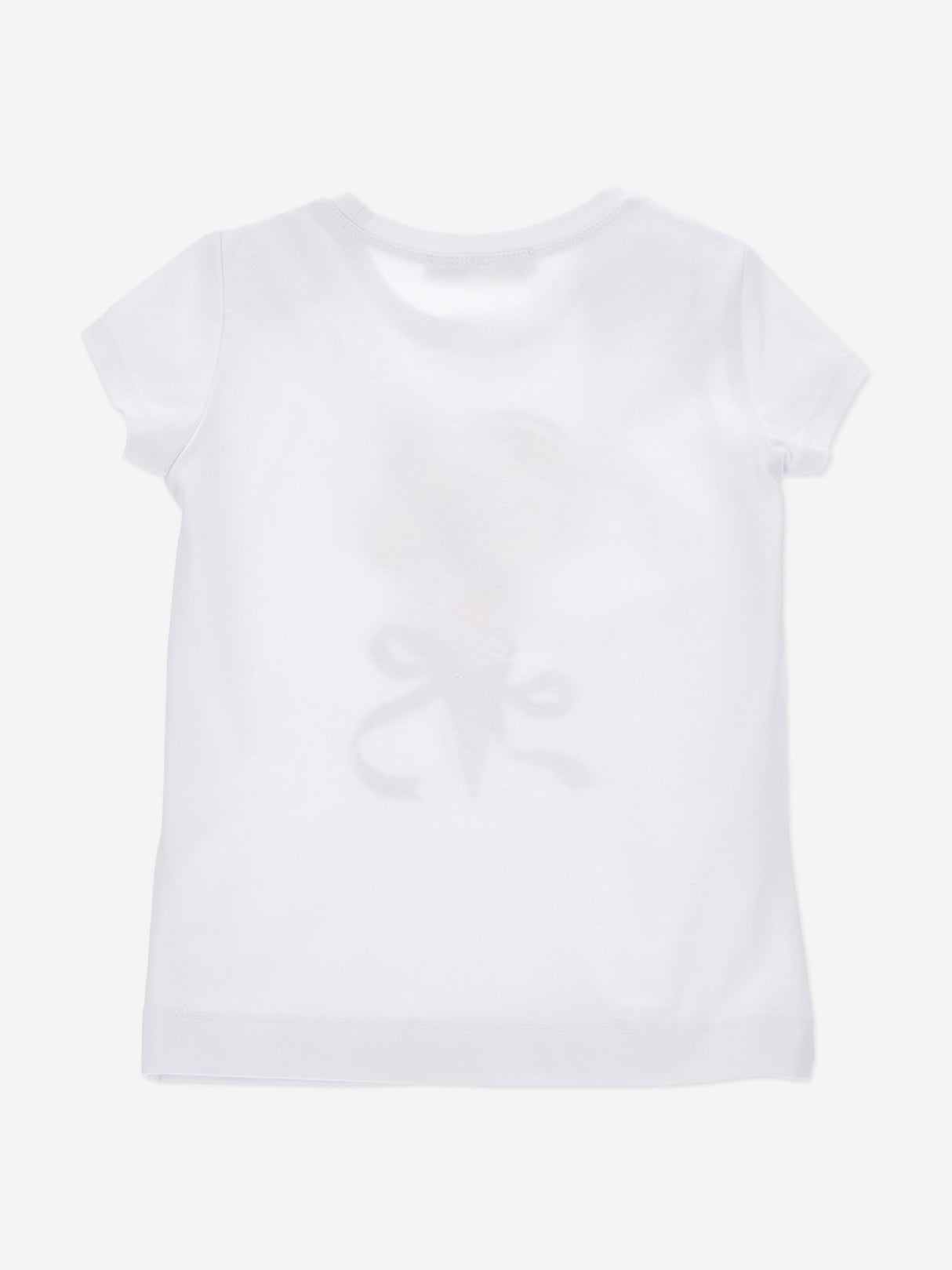 Monnalisa Girls Ice Cream T-Shirt in White