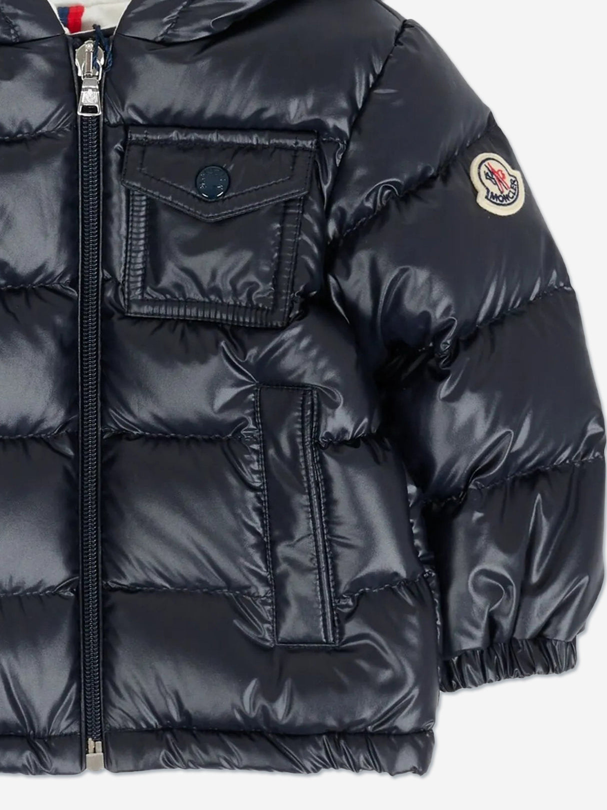 Moncler Enfant Baby Boys Mesles Down Padded Jacket in Navy
