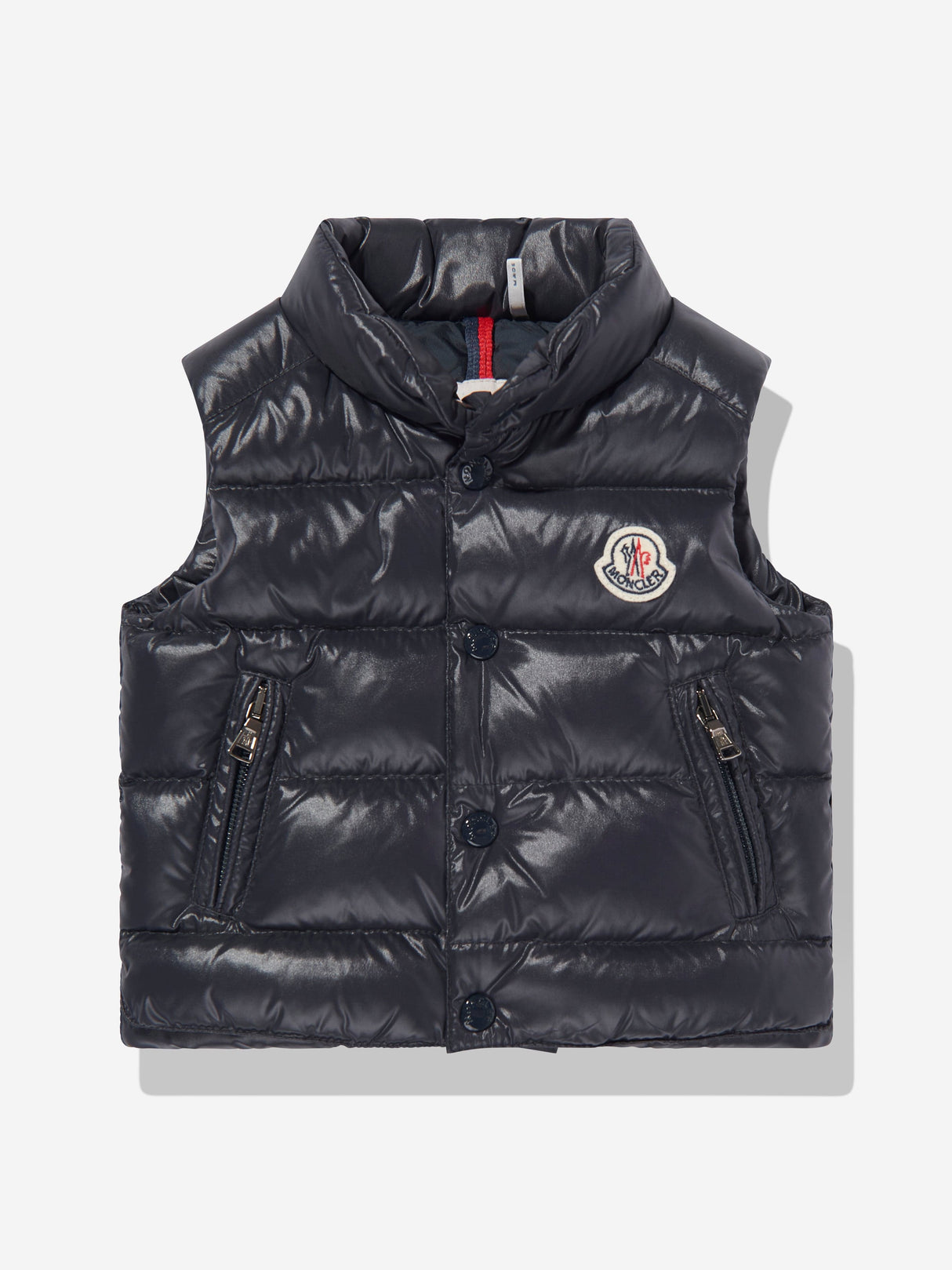 Moncler Enfant Baby Boys Bernard Down Padded Gilet in Navy