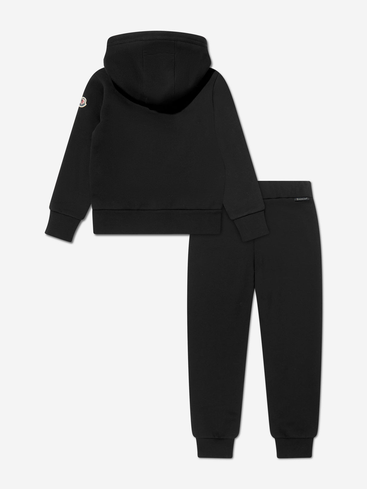 Moncler Enfant Boys Branded Tracksuit in Black