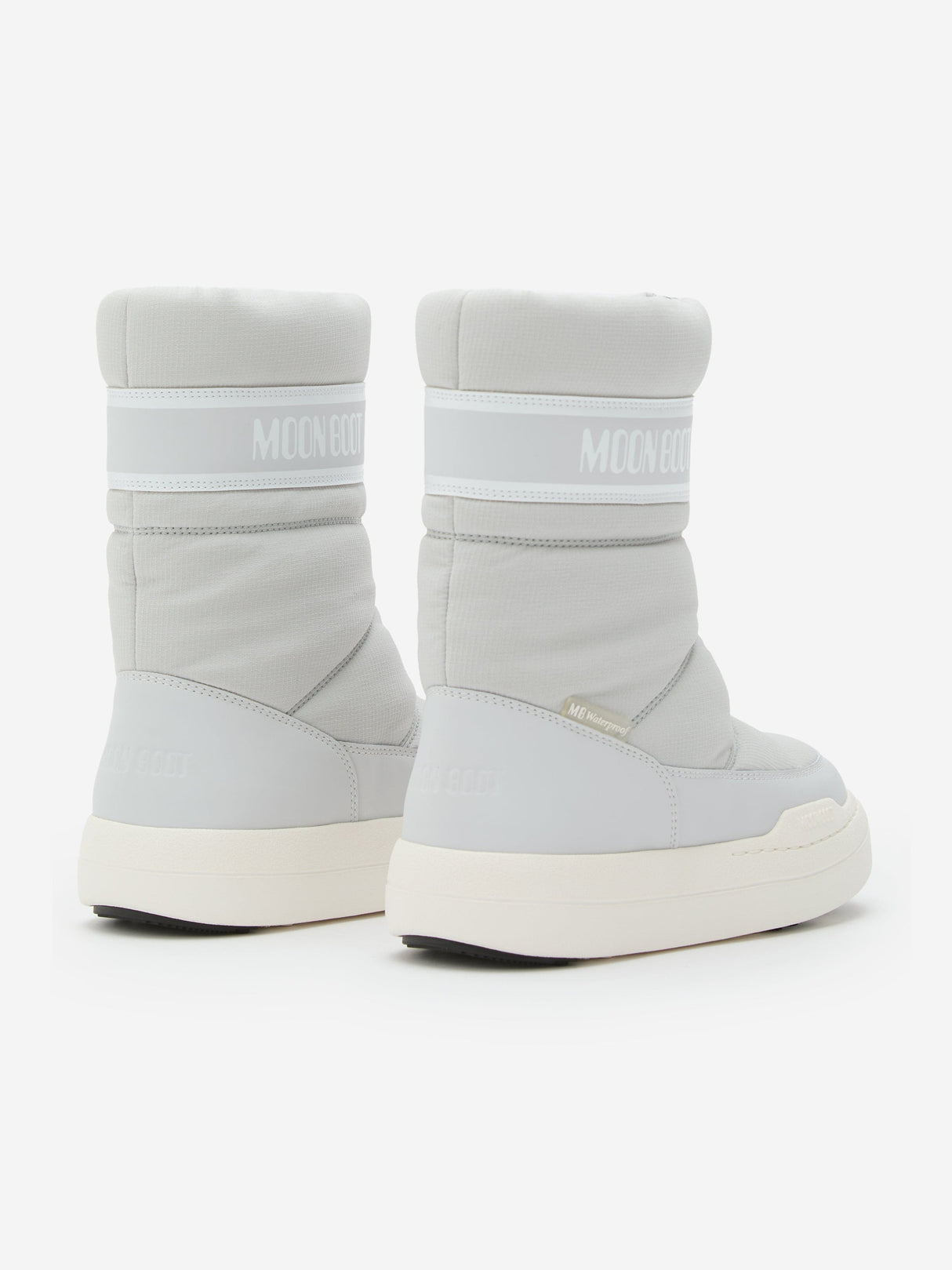 Moon Boot Kids JR Park Zip High WP Boots in Grey