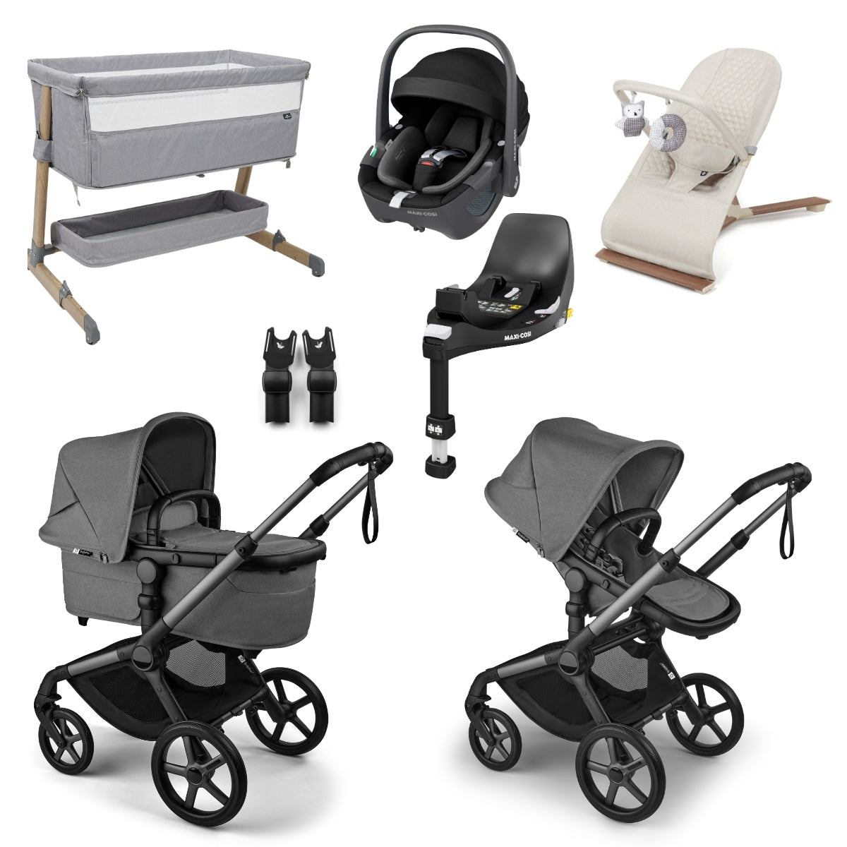 Bugaboo Fox 5 Renew Essential 360 Travel & Nursery Bundle