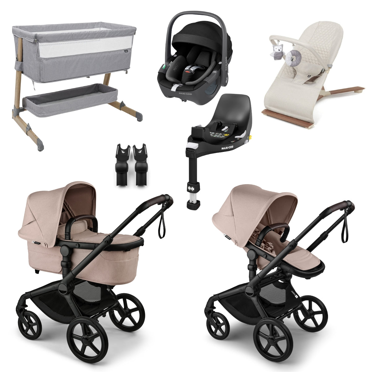 Bugaboo Fox 5 Renew Essential 360 Travel & Nursery Bundle