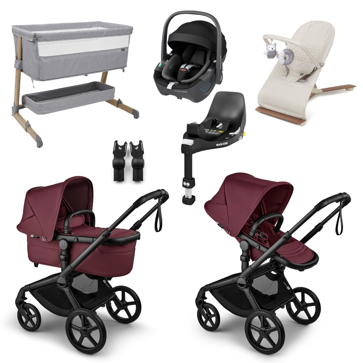Bugaboo Fox 5 Renew Essential 360 Travel & Nursery Bundle