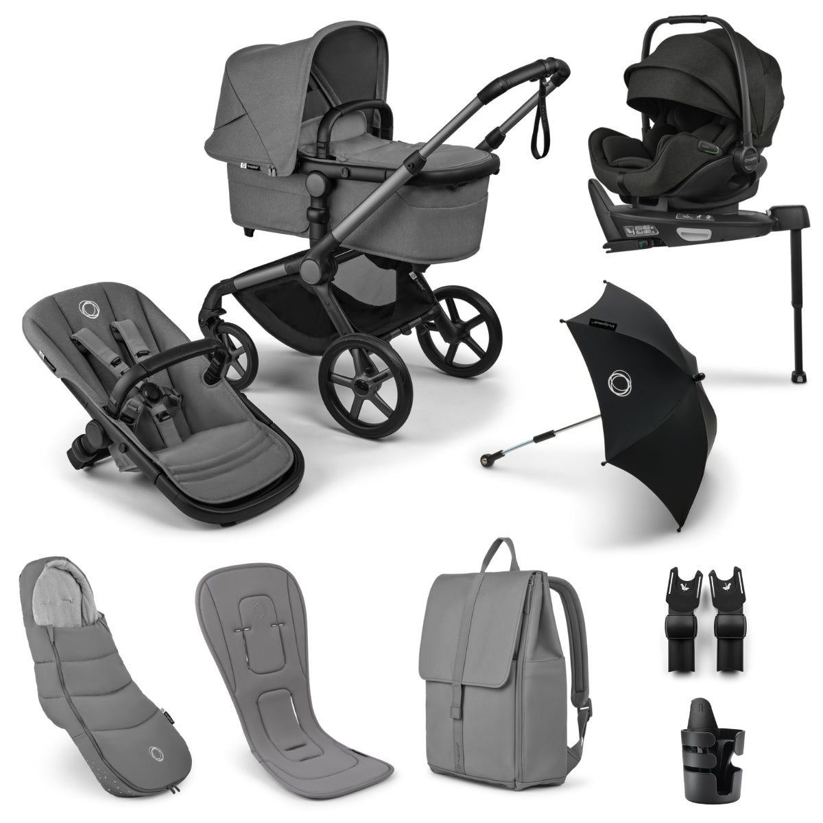 Bugaboo Fox 5 Renew Ultimate Newborn Bundle with Otter 360