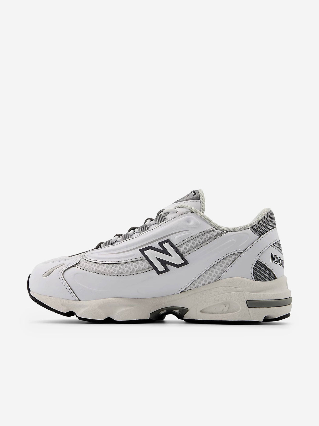 New Balance Kids 1000 Bungee Lace Trainers in White