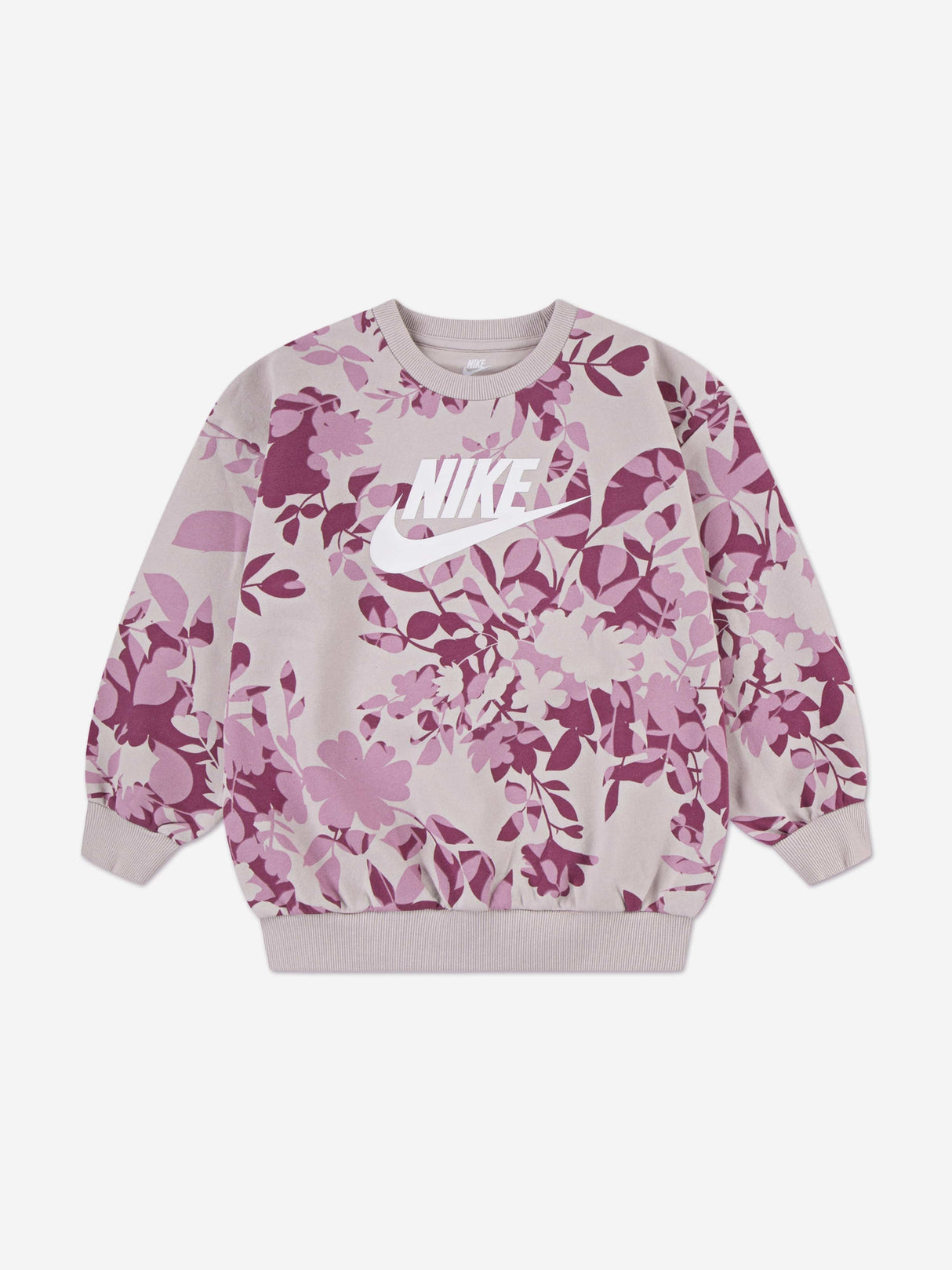 Nike Girls Floral Camo Legging Set in Pink