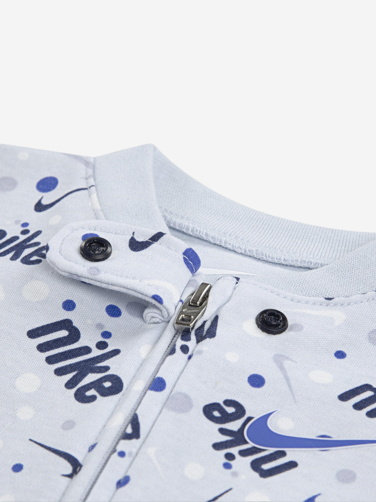 Nike Baby Boys Play For All AOP Babygrow in Blue