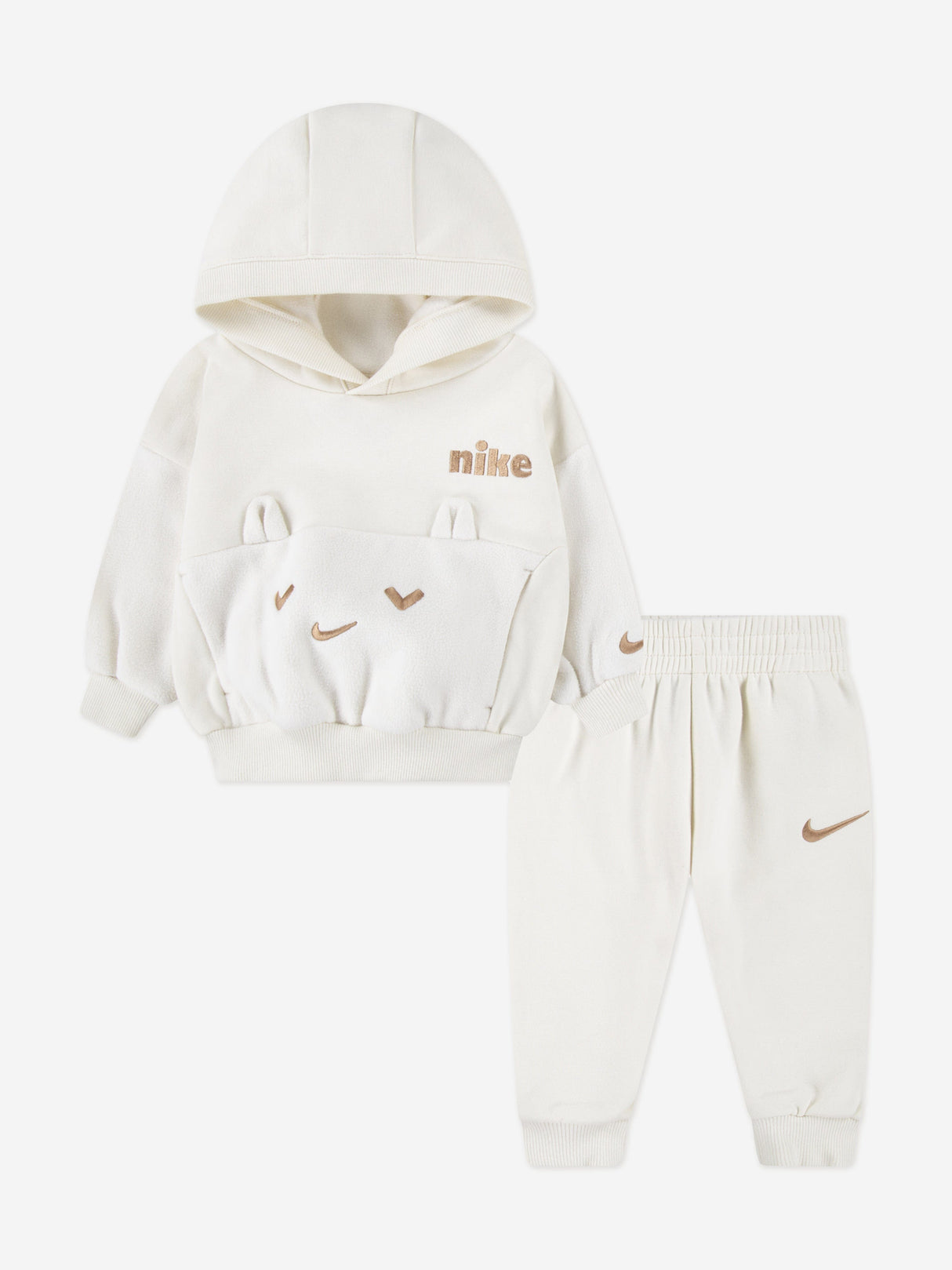 Nike Baby Cozy Comfort Hoody Tracksuit in Ivory