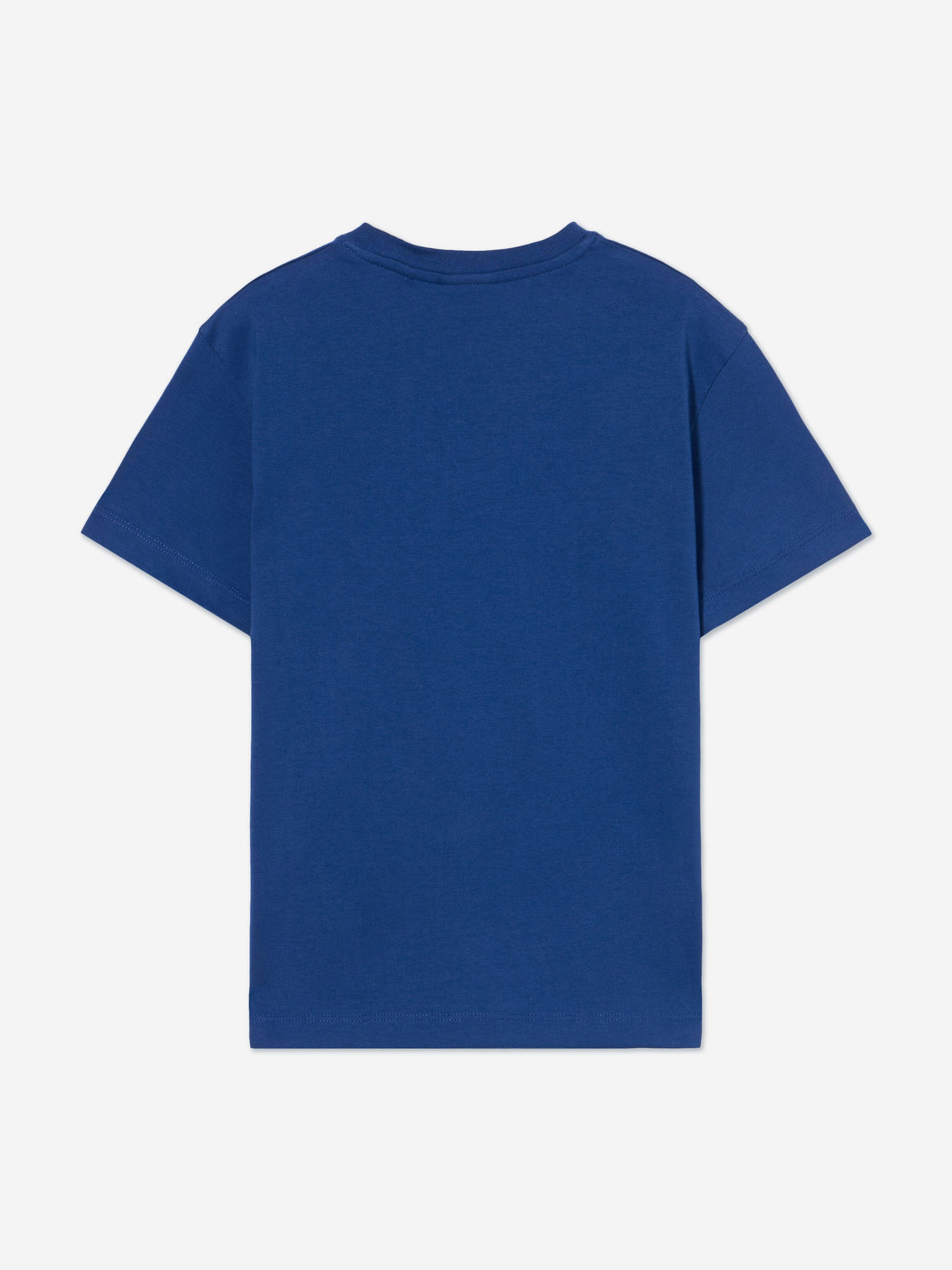 Off-White Boys Big Bookish Crackle Logo T-Shirt in Blue