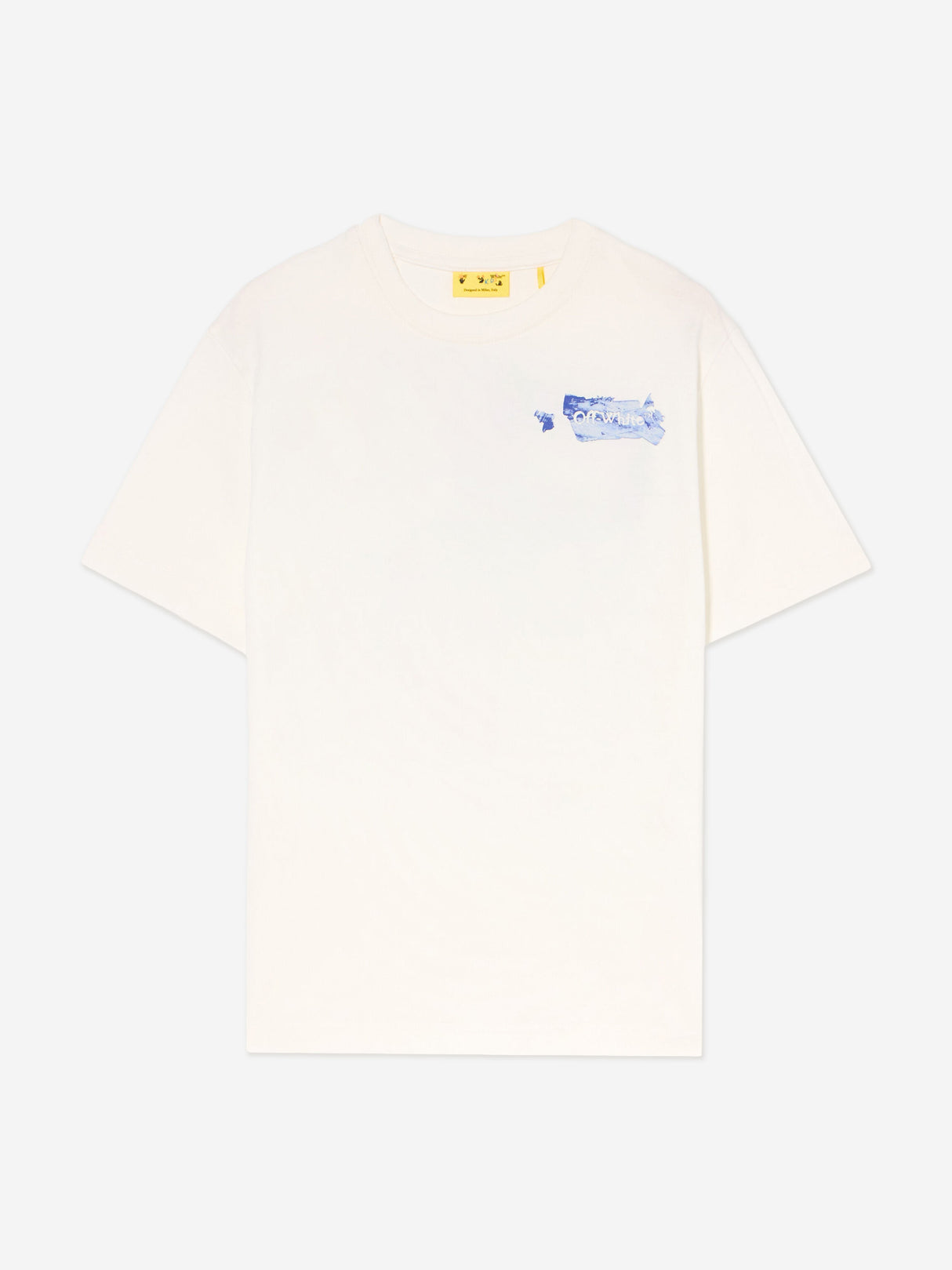 Off-White Boys Arrow Acrylic T-Shirt in White