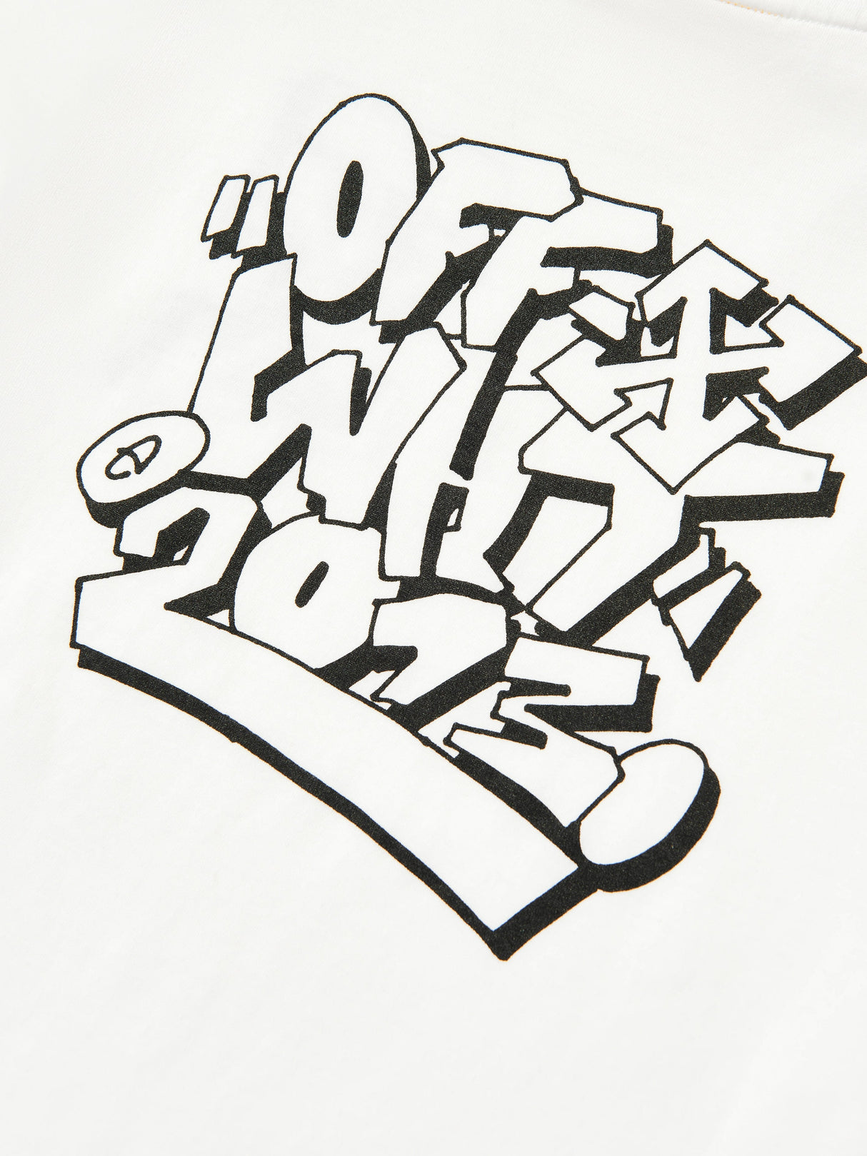 Off-White Kids Graffiti Logo T-Shirt in White