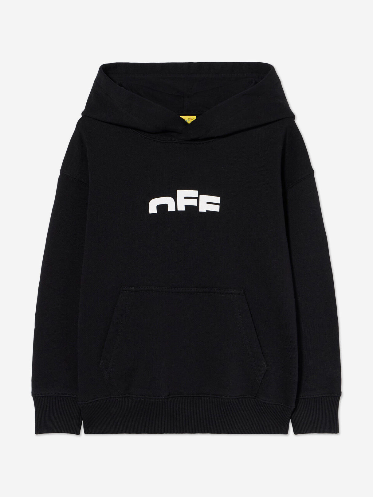 Off-White Kids Type Logo Hoodie in Black