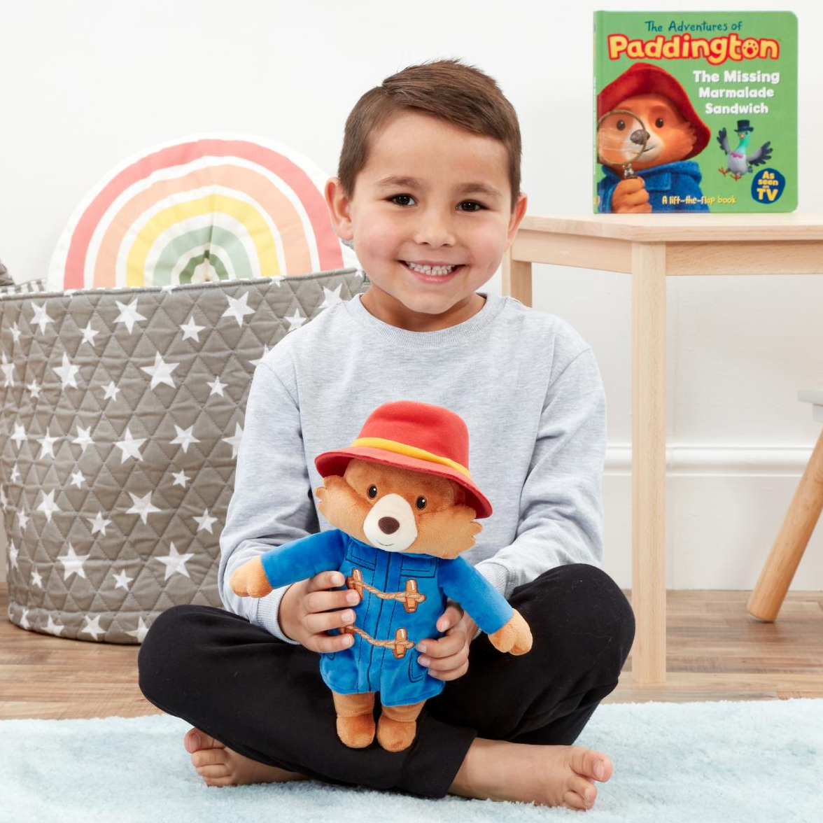 Rainbow Designs Paddington Bear Talking Soft Toy Teddy for Babies and Toddlers, 25cm