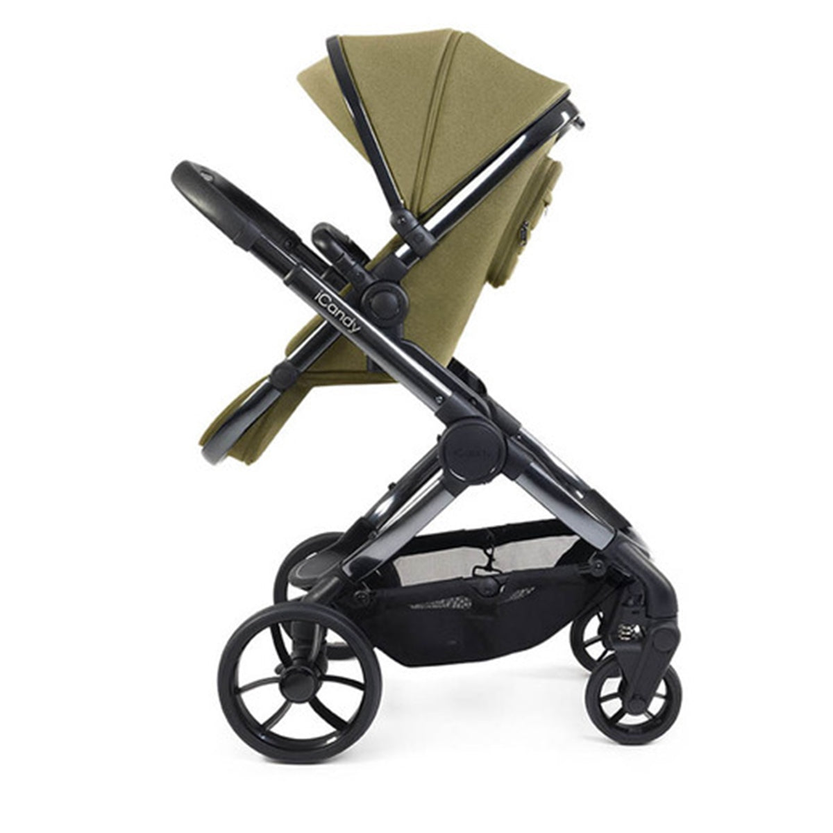 iCandy Peach 7 Combo Pram Set, Olive Green Phantom