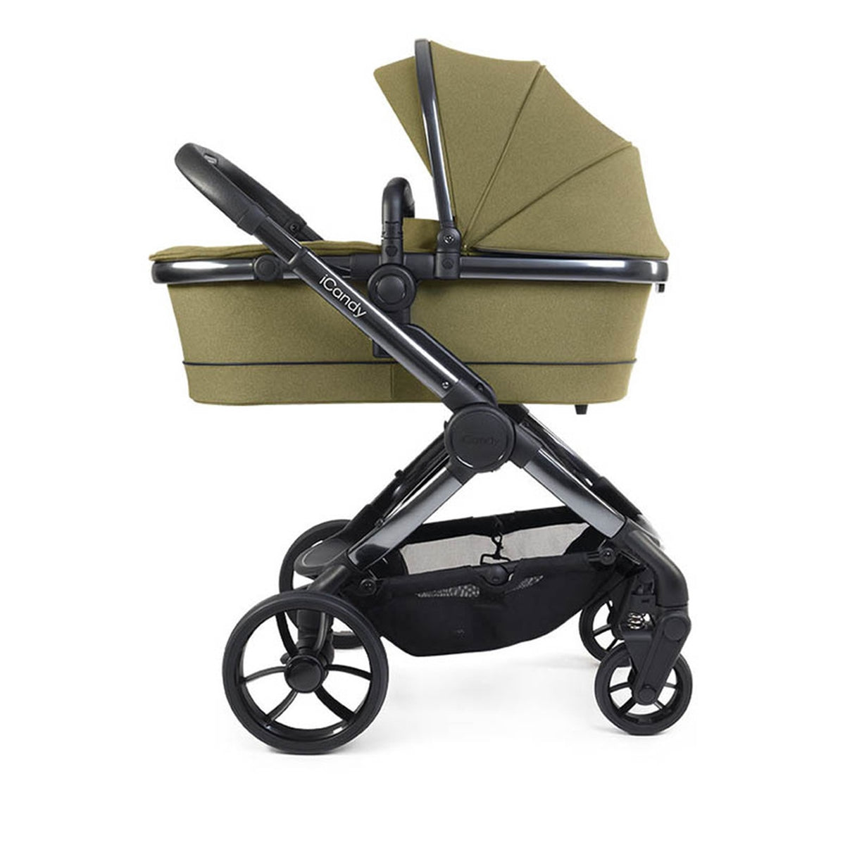 iCandy Peach 7 Combo Pram Set, Olive Green Phantom