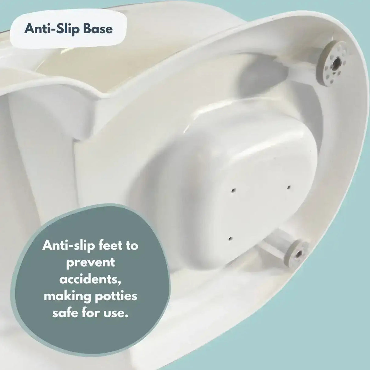 Pote Pals My First WC Potty - Grey