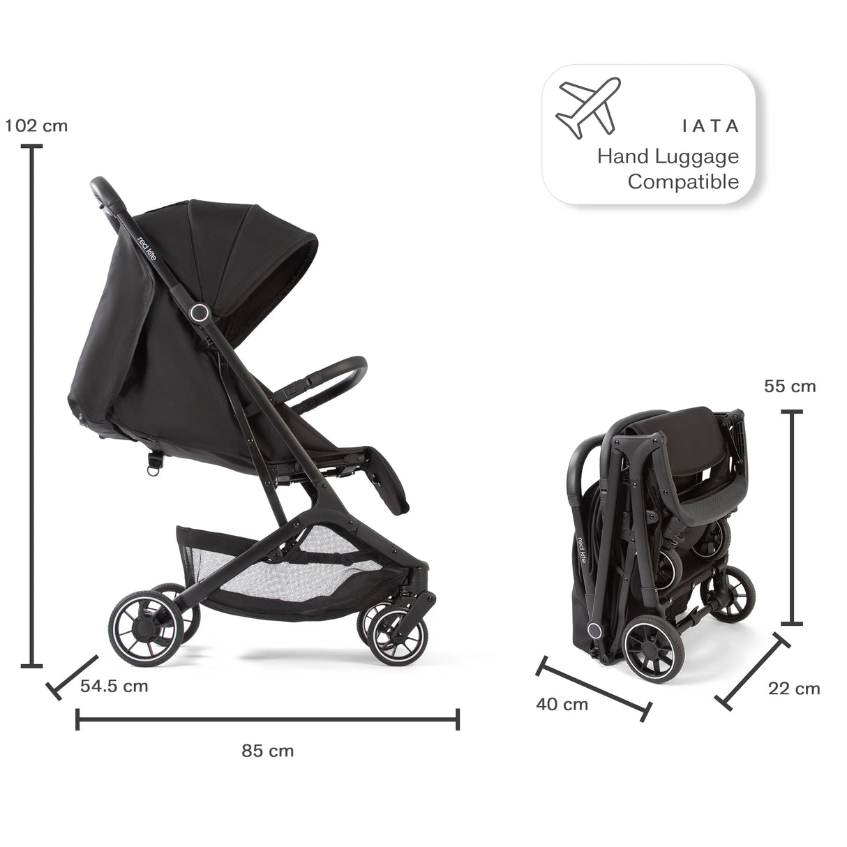 Red Kite Push Me Explor Travel Stroller