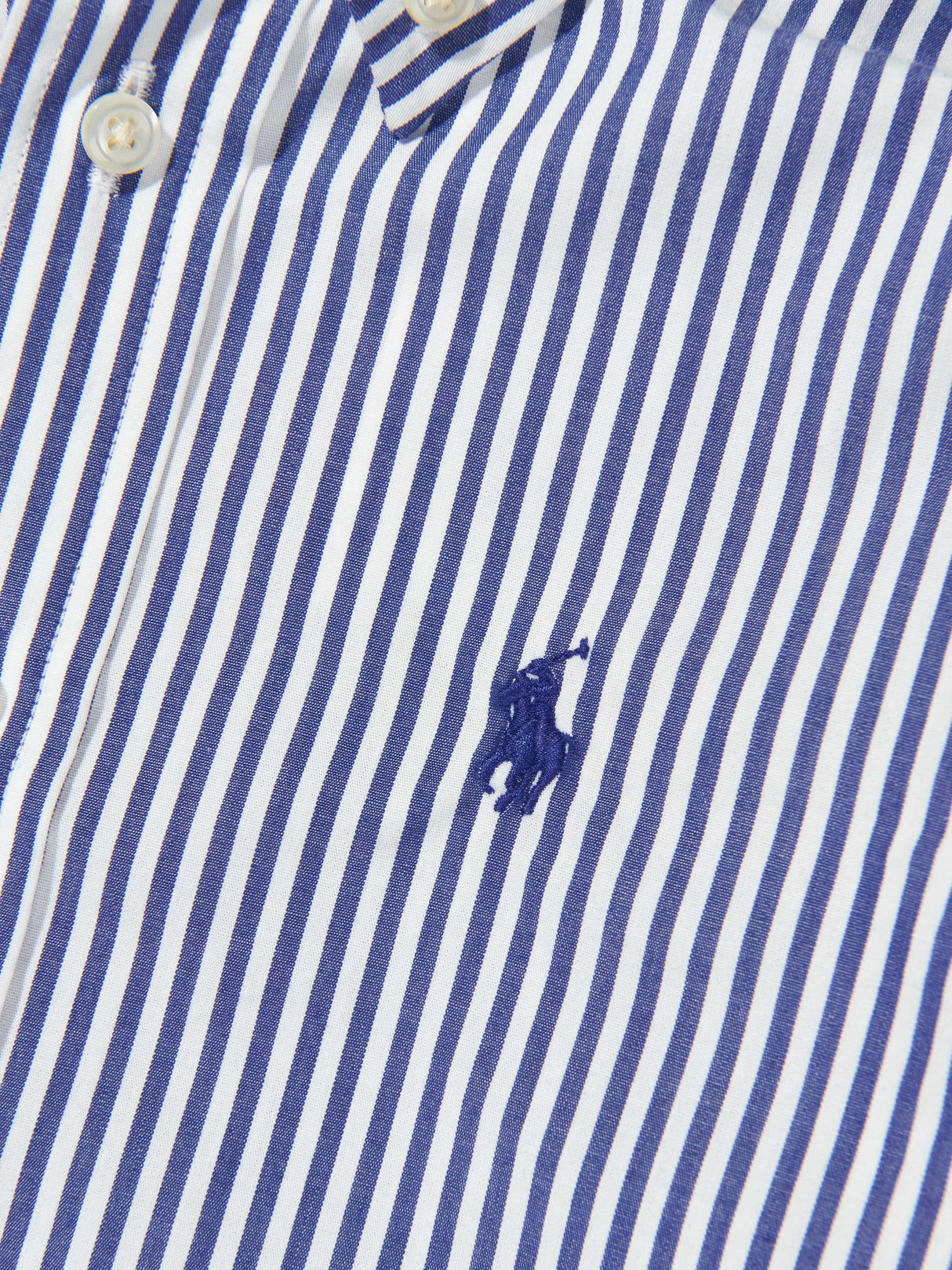 Ralph Lauren Boys Striped Shirt in Blue