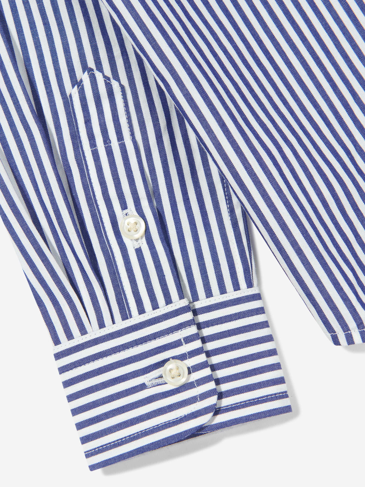 Ralph Lauren Boys Striped Shirt in Blue