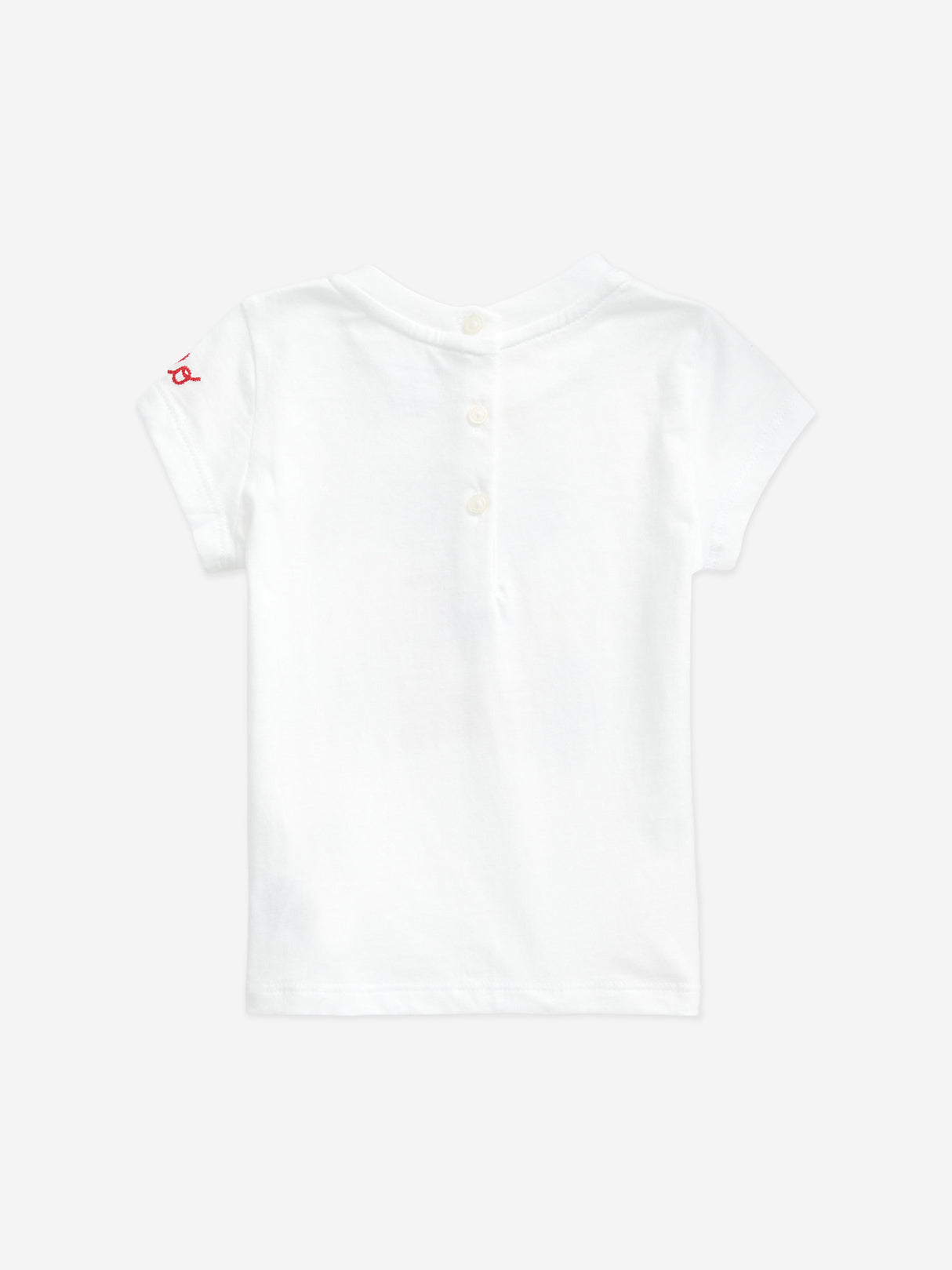 Ralph Lauren Baby Girls Bear T-Shirt in White