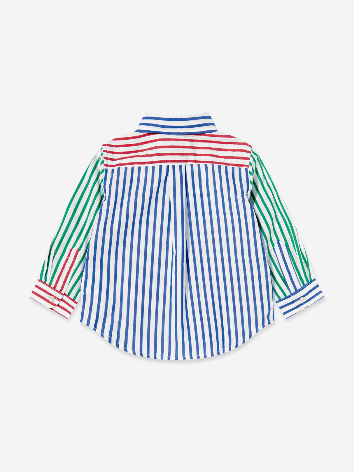Ralph Lauren Baby Boys Striped Poplin Shirt in Multicolour