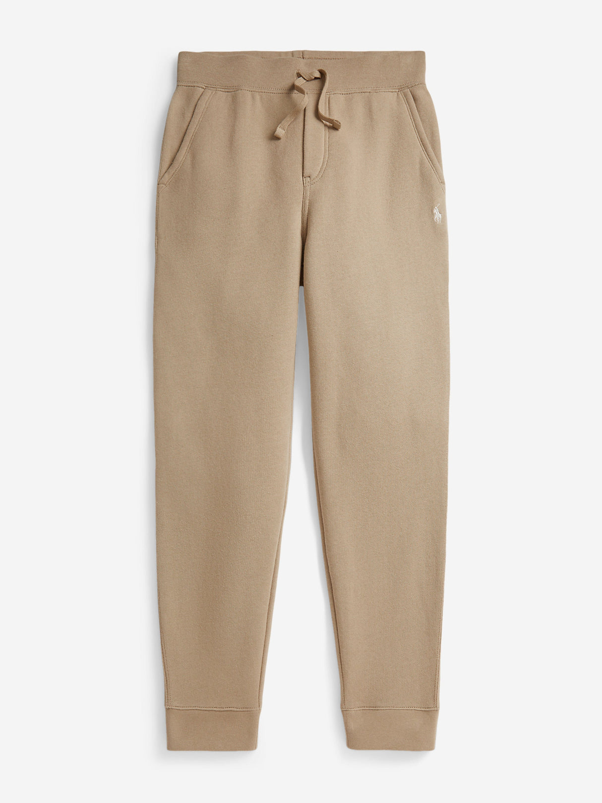 Ralph Lauren Boys Logo Joggers in Beige