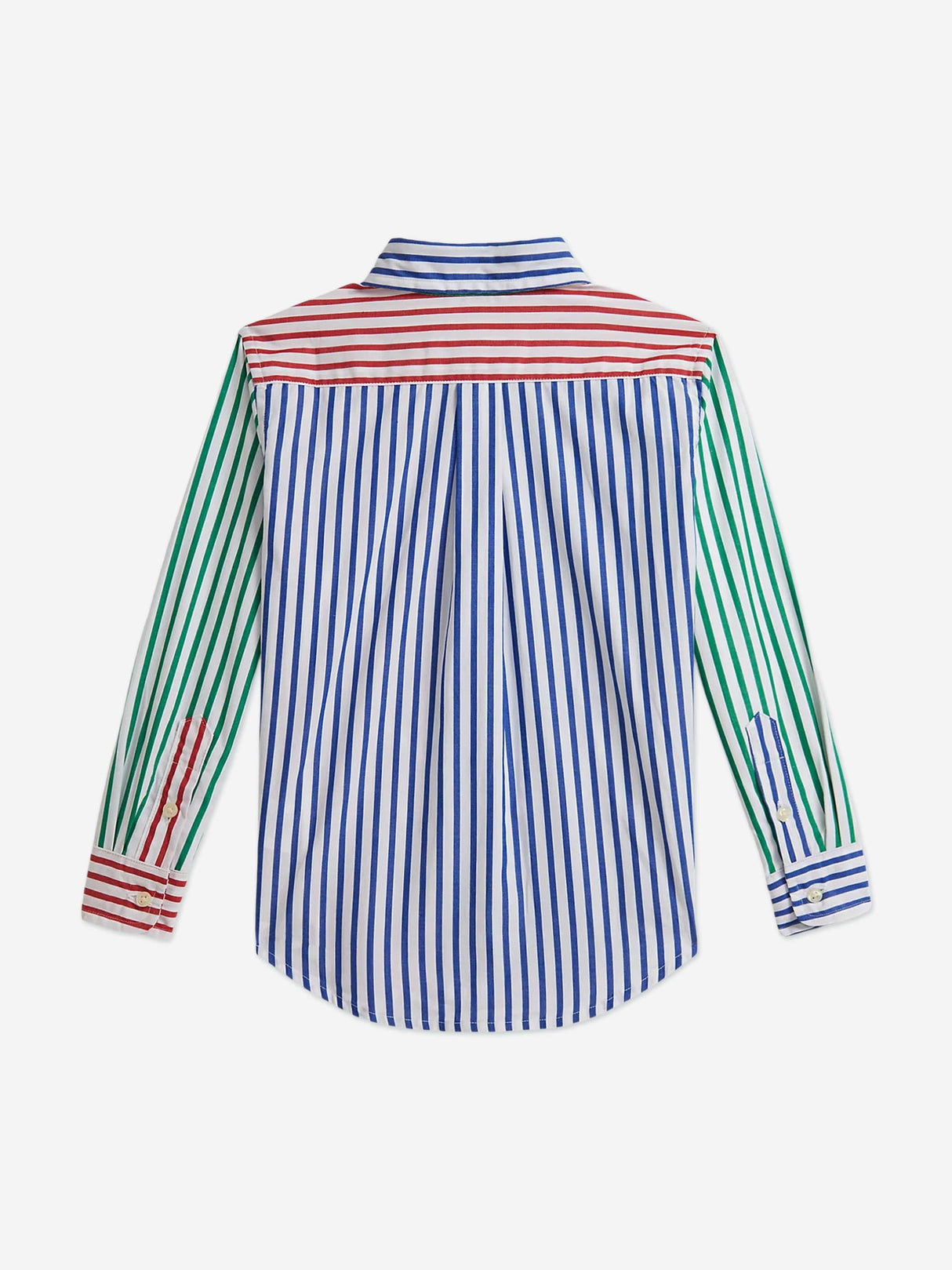 Ralph Lauren Boys Striped Poplin Shirt in Multicolour