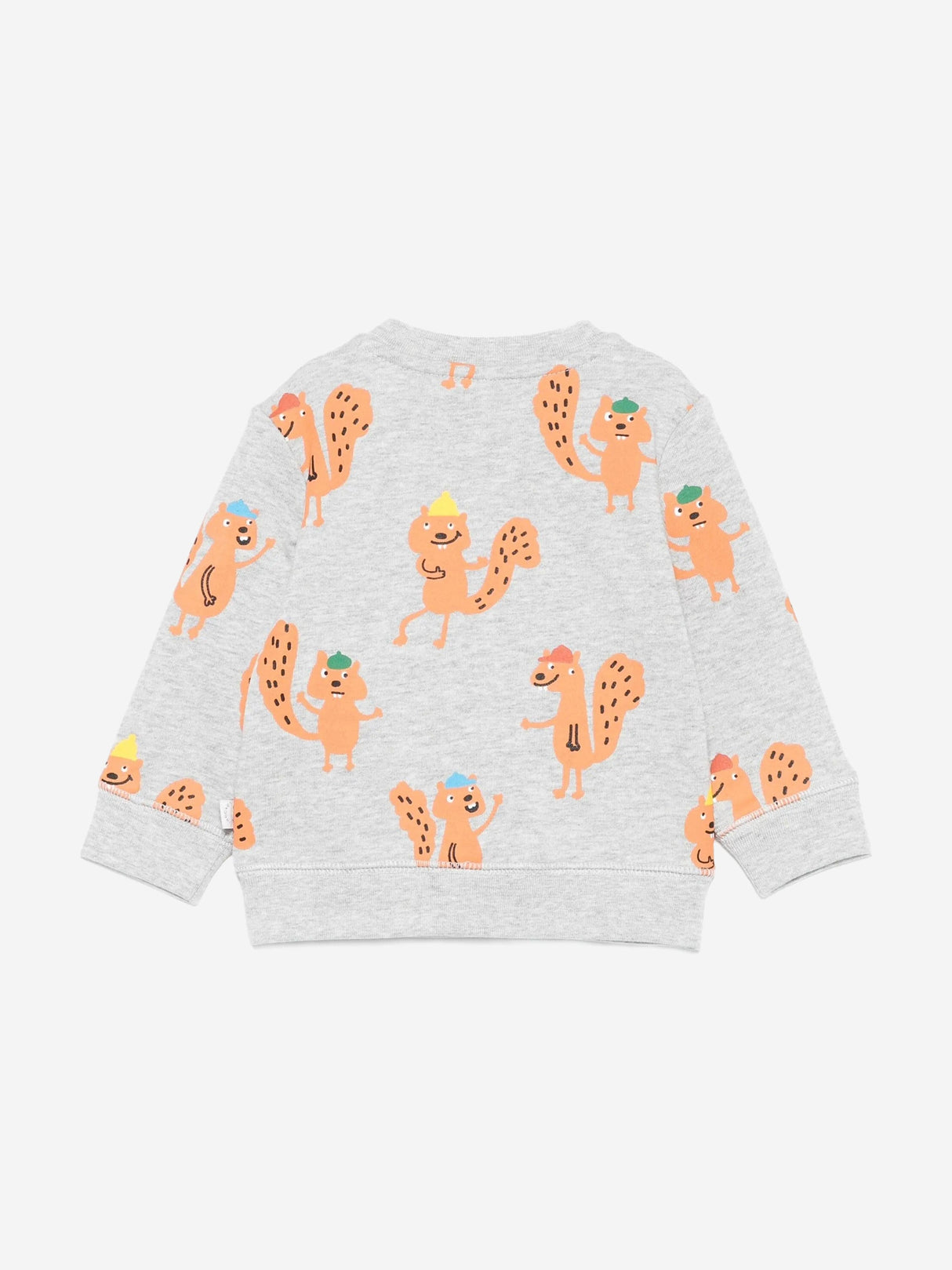 Stella McCartney Baby Boys Squirrels AOP Sweatshirt in Grey
