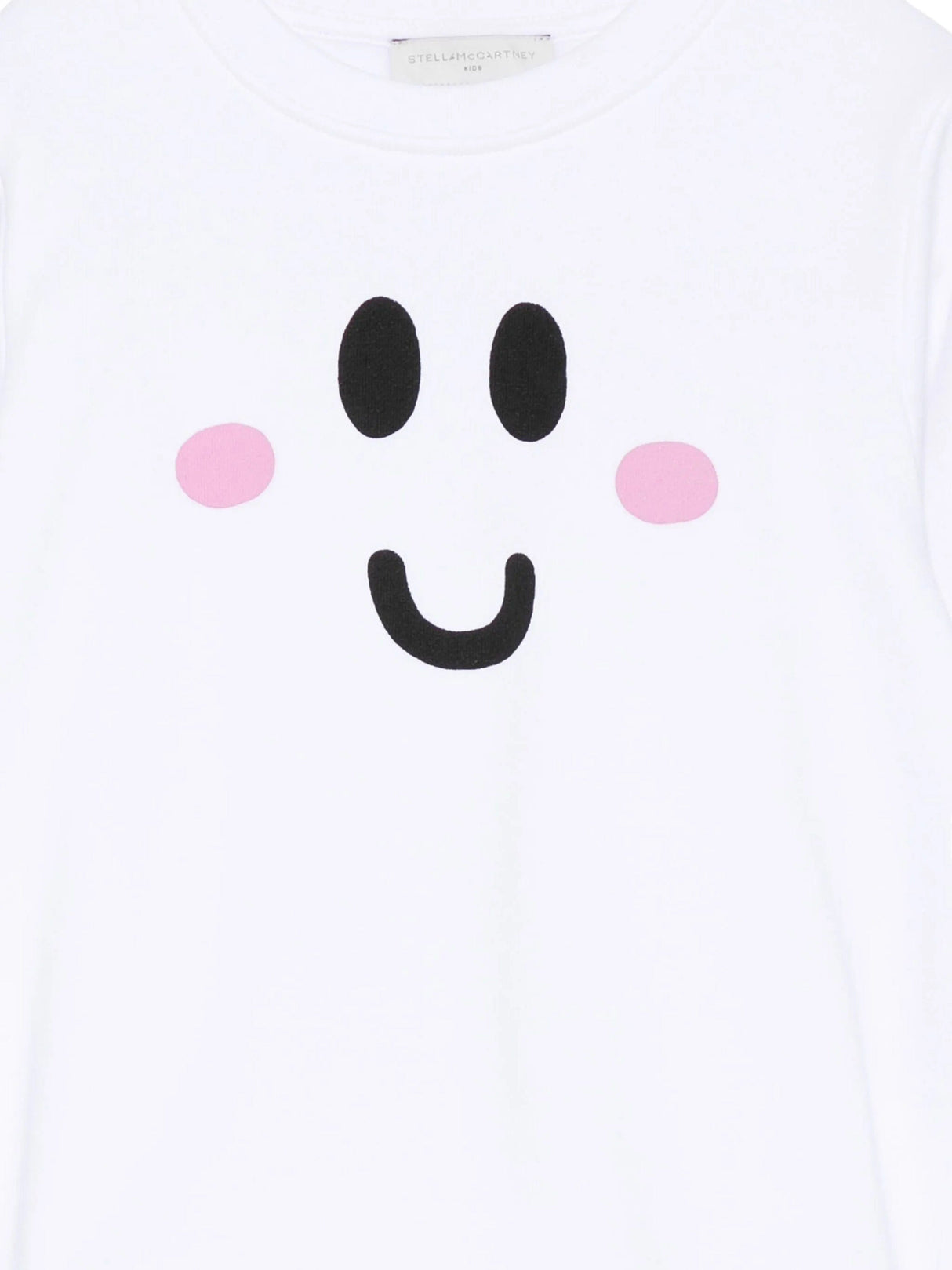 Stella McCartney Girls Face Print Sweatshirt in White