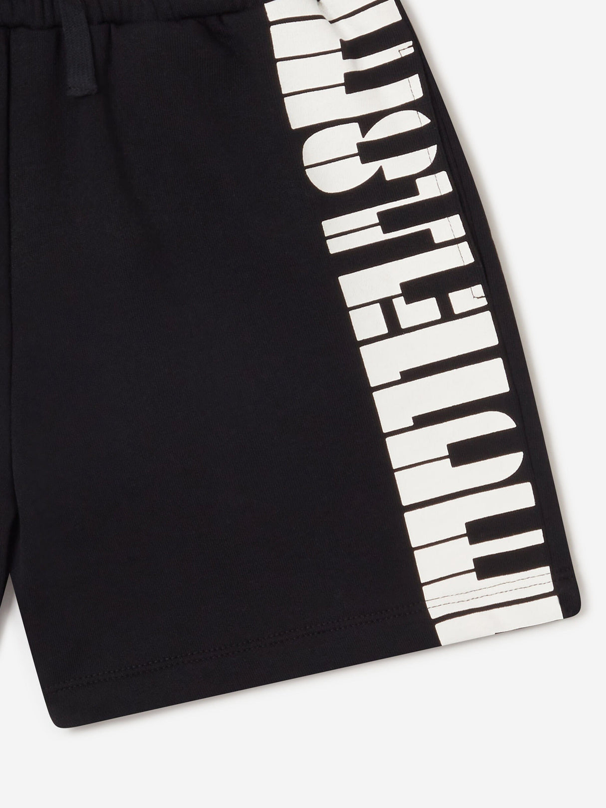 Stella McCartney Boys Keyboard Logo Shorts in Black