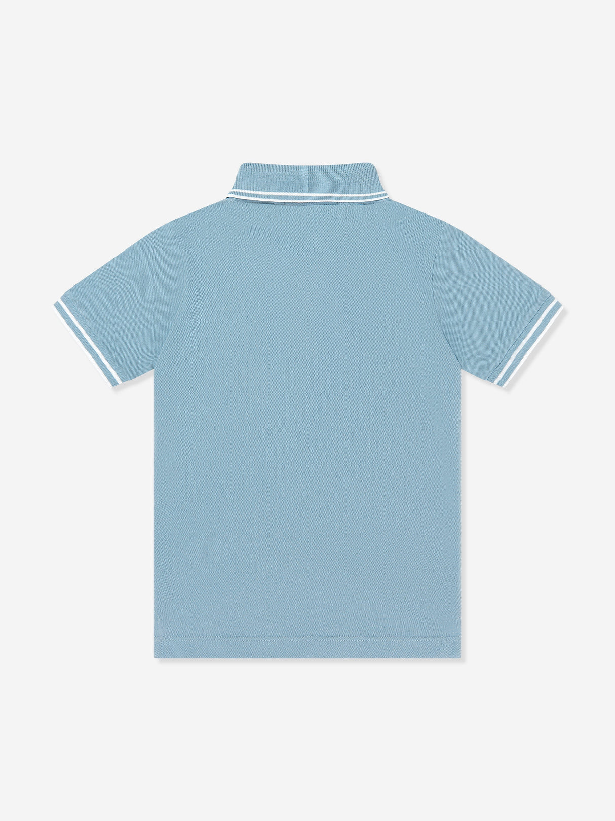 Stone Island Boys Compass Patch Polo Shirt in Blue