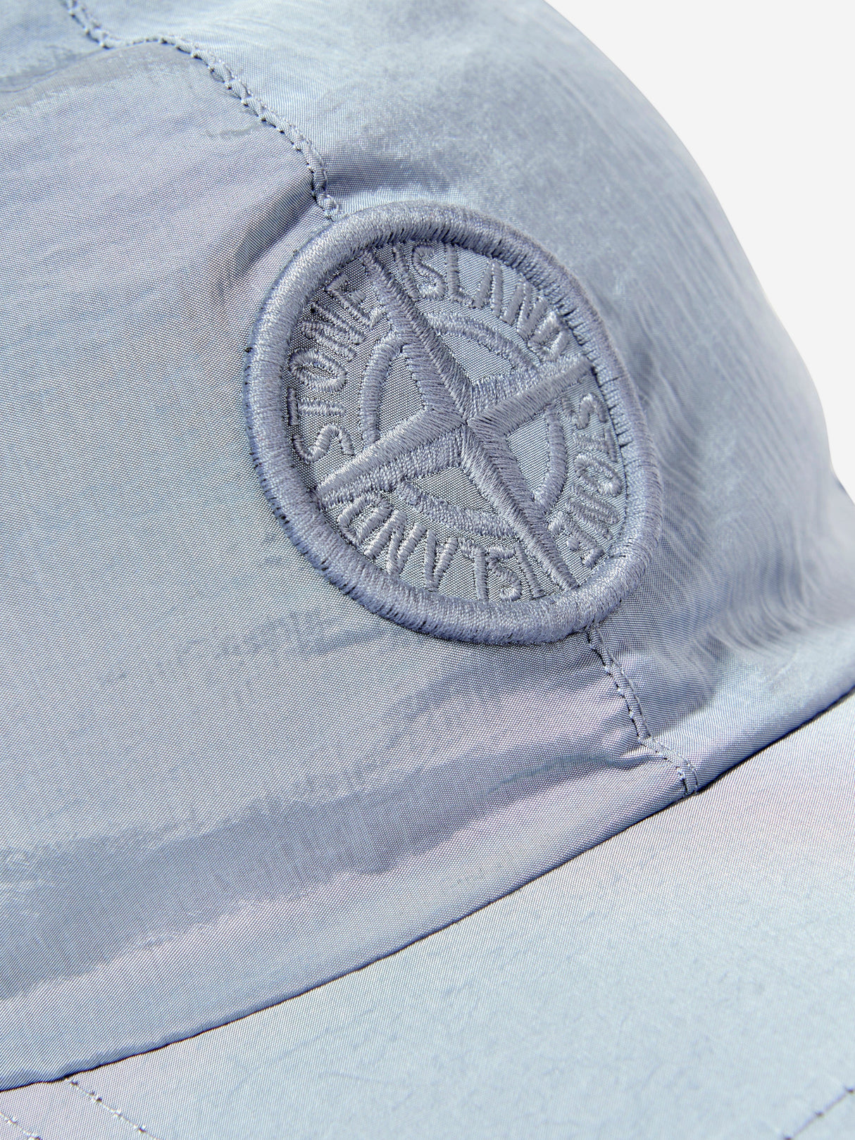 Stone Island Boys Compass Logo Baseball Cap in Blue