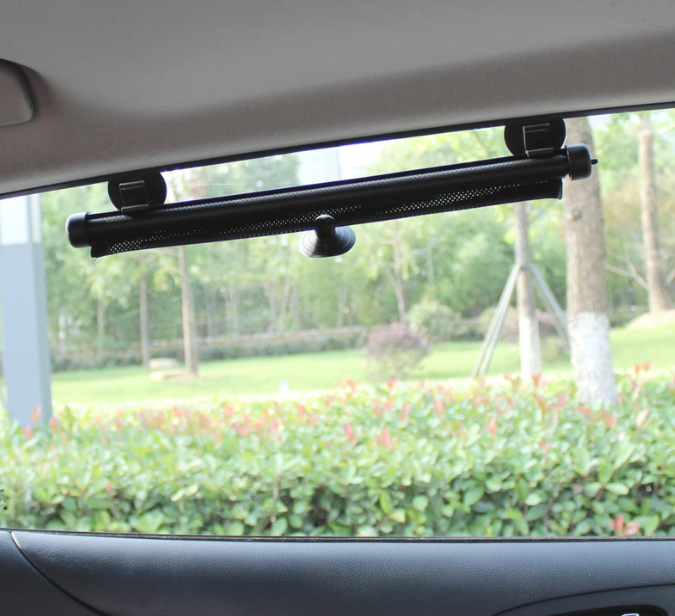 Babylo 2 Pack Roller Sunshade UV Protection Car Window Shade