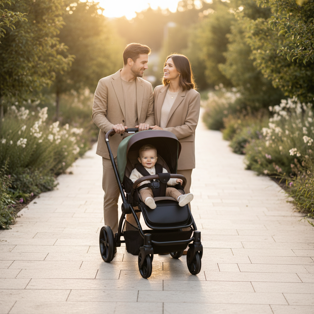 Noordi Sole V3 3in1 with Terra Car Seat, Woodland Green