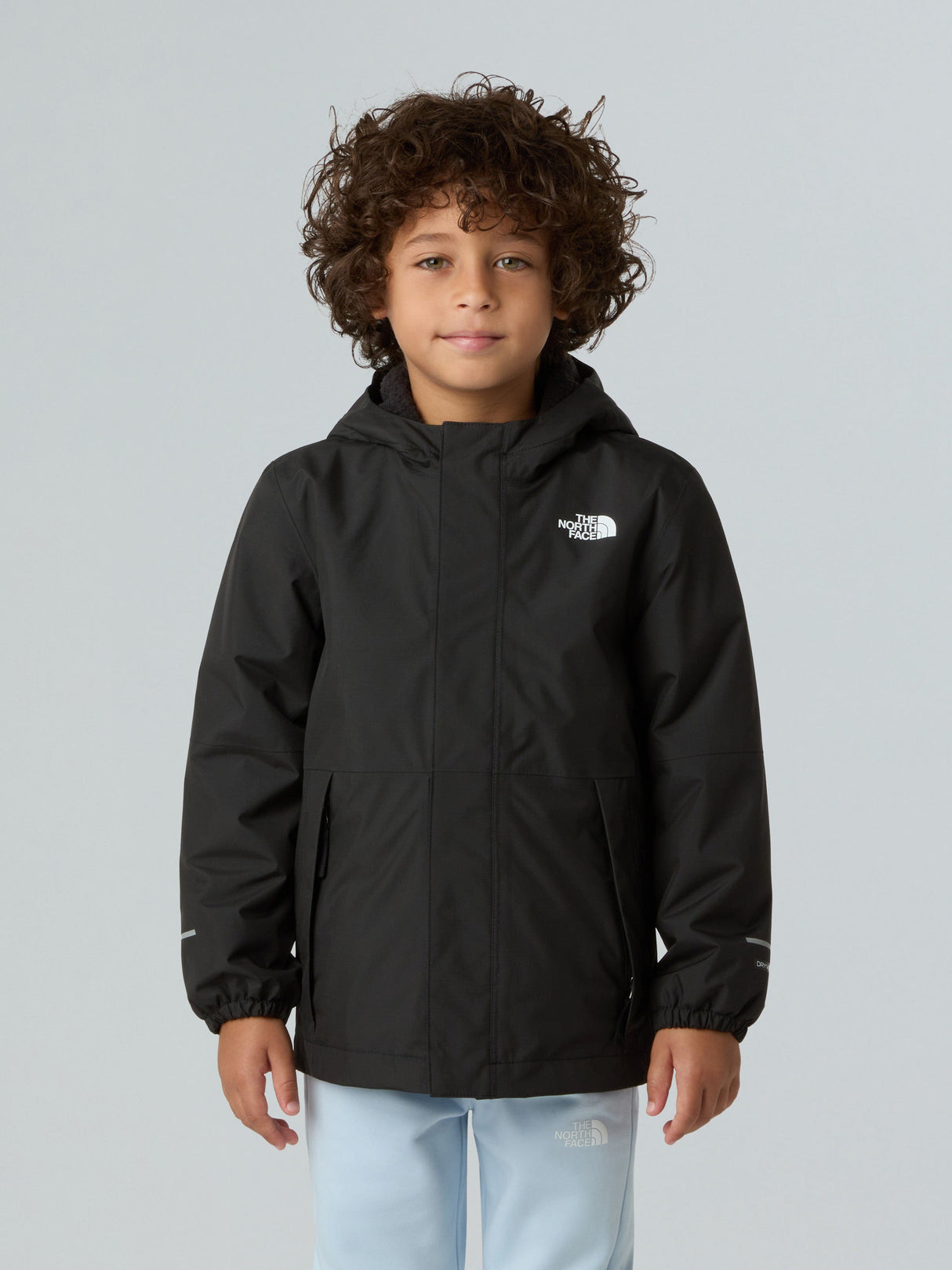 The North Face Kids Warm Antora Rain Jacket in Black