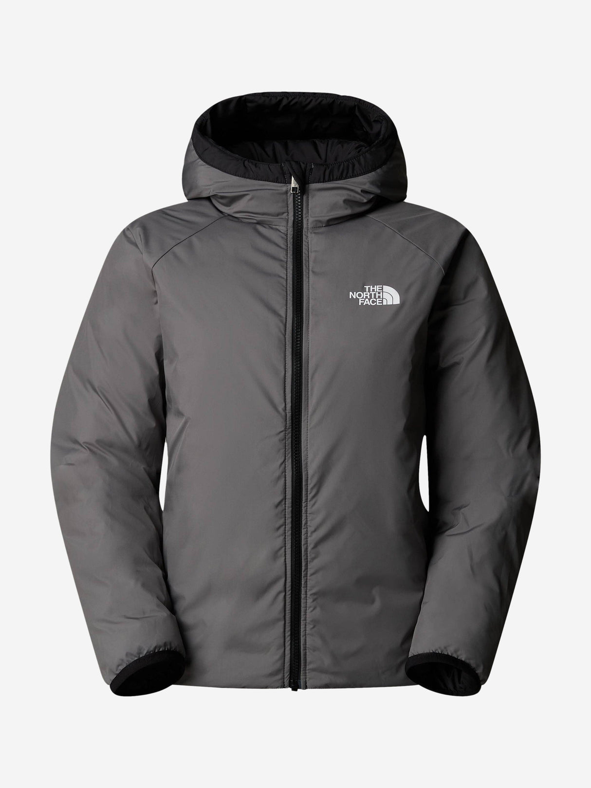 The North Face Boys Reversible Perrito Hooded Jacket in Black