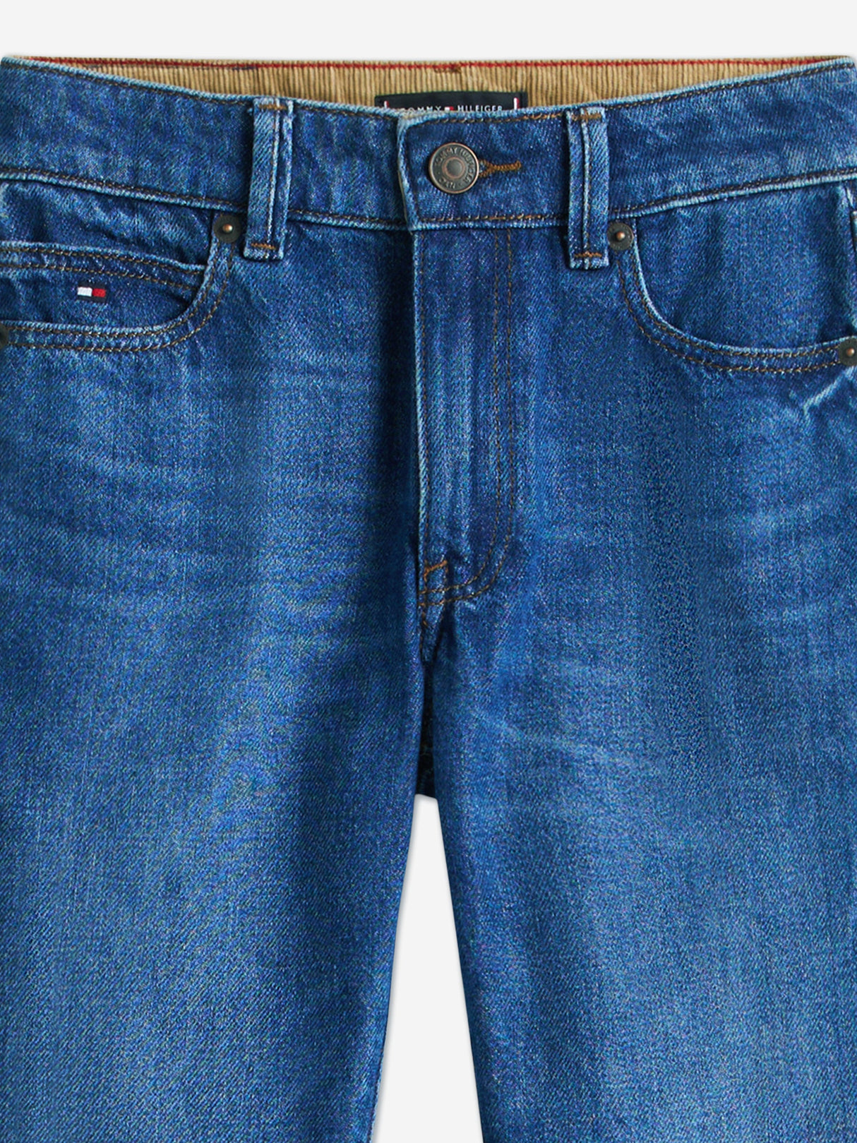 Tommy Hilfiger Boys Modern Straight Denim Jeans in Blue