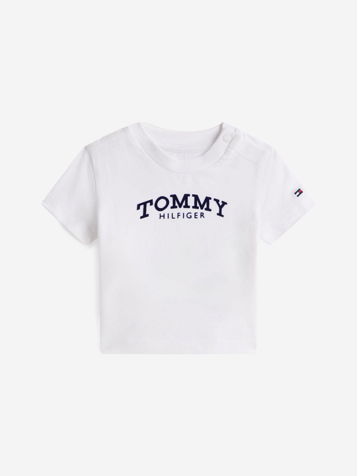 Tommy Hilfiger Baby Monotype Logo T-Shirt in White