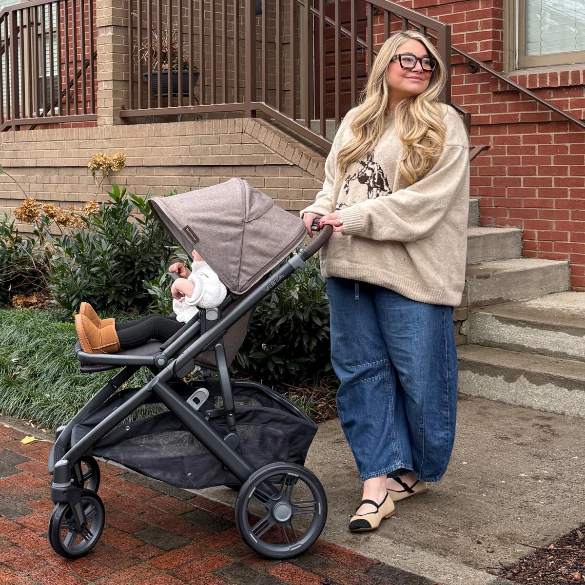 UPPAbaby Vista V3 Pushchair & Carrycot – Single-to-Double Pram - Owen