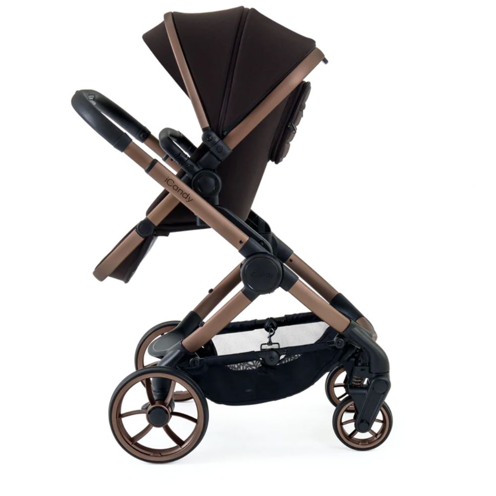 iCandy Peach 7 Pushchair and Carrycot Complete Bundle, Pecan