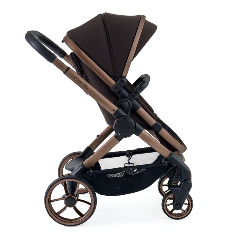 iCandy Peach 7 Pushchair and Carrycot Complete Bundle, Pecan