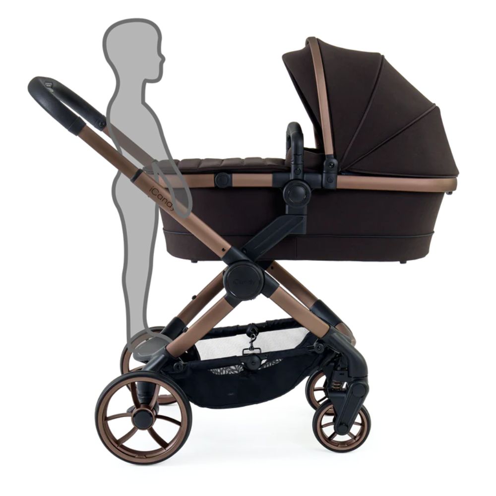 iCandy Peach 7 Pushchair and Carrycot Complete Bundle, Pecan