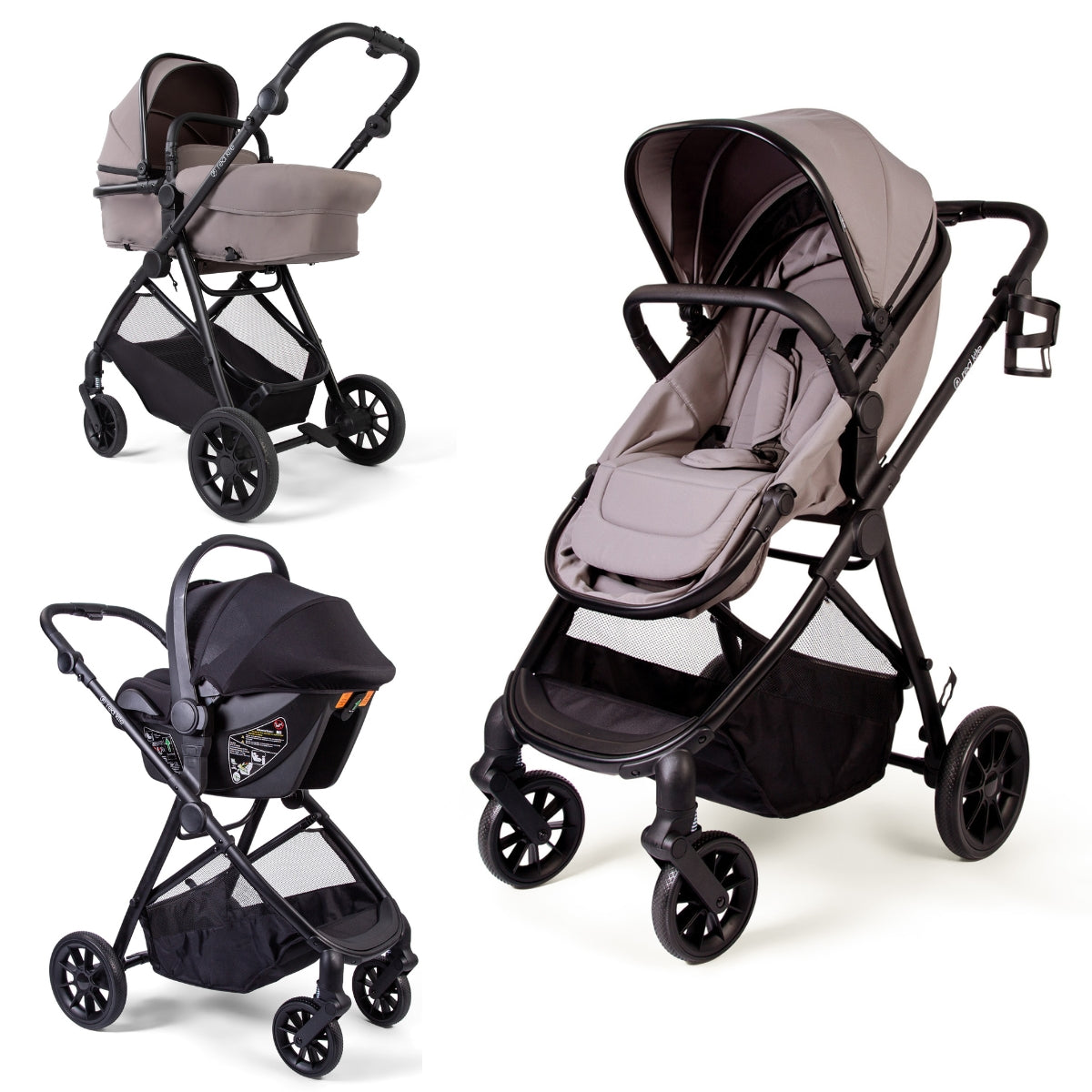 Push Me Savanna i Travel System - Grey