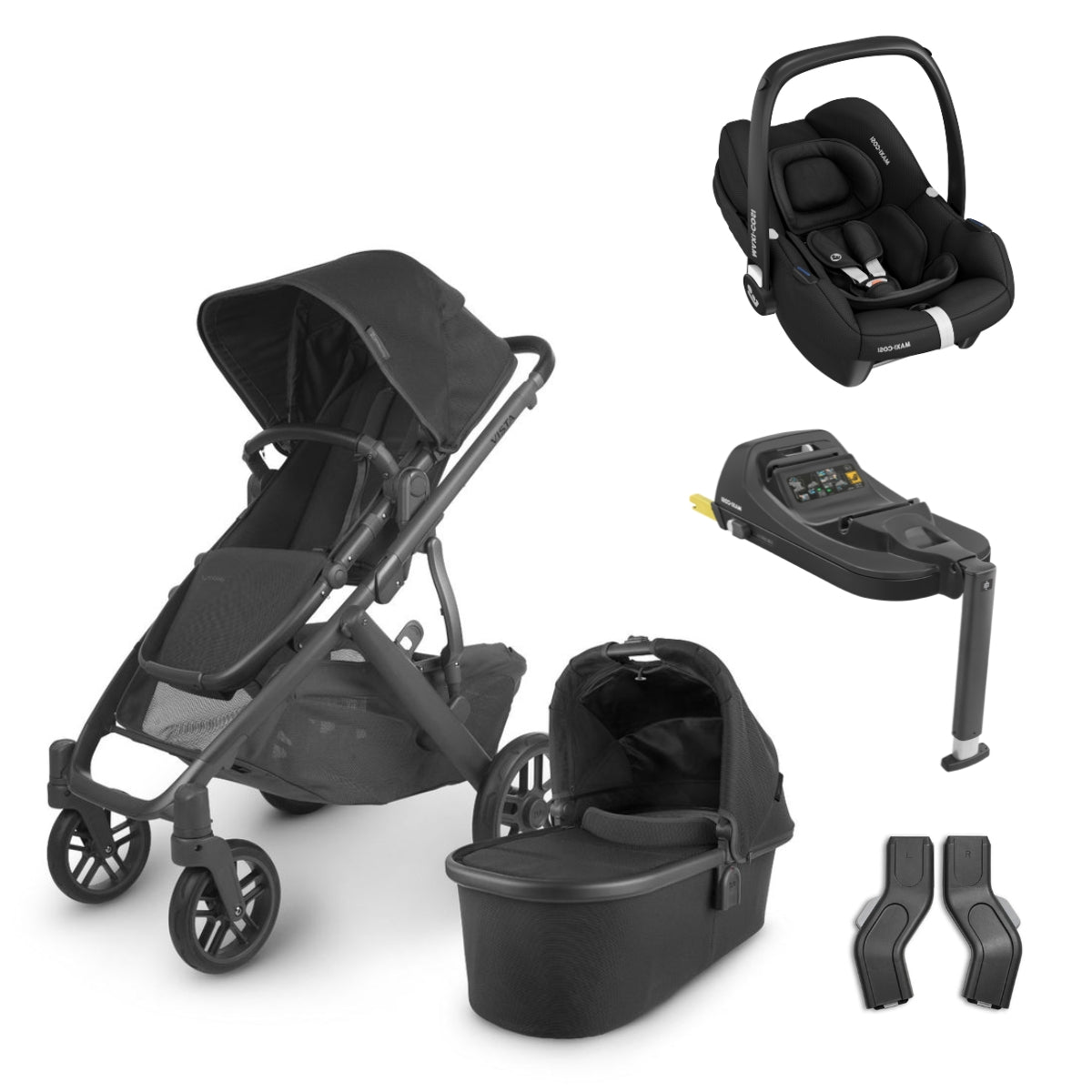 Uppababy Vista V2 Travel System with Cabriofix Car Seat & Base