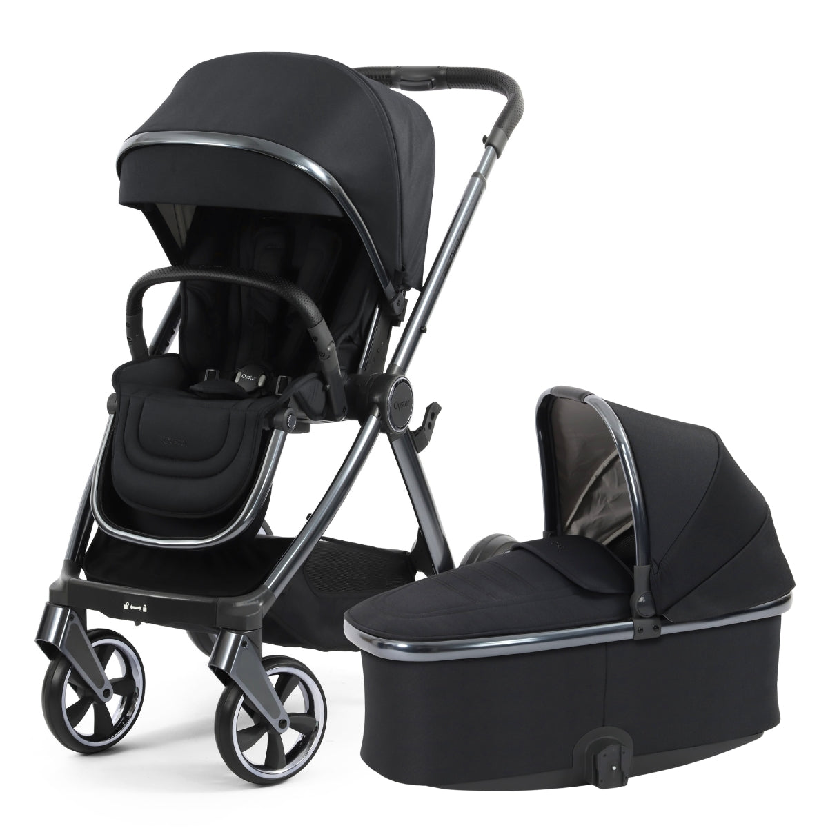 BabyStyle Oyster 4 Pram & Pushchair, Carbonite