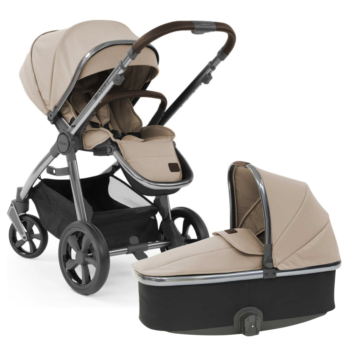 BabyStyle Oyster 3 Pram & Pushchair,  Butterscotch