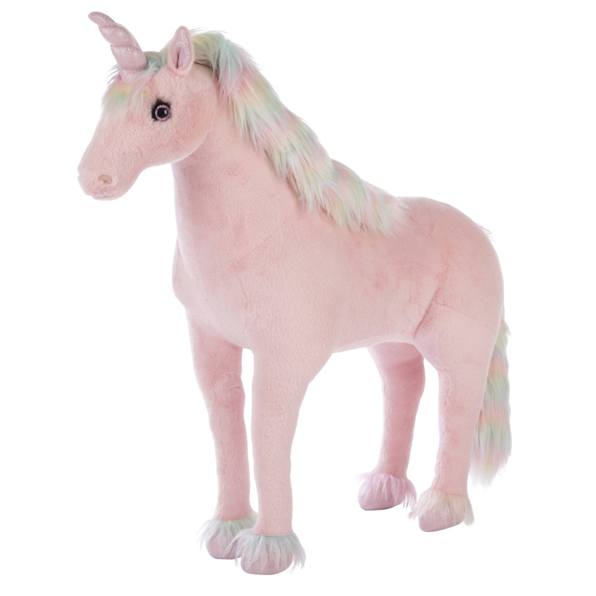 CuddleCo Standing Unicorn Stuffed Animal
